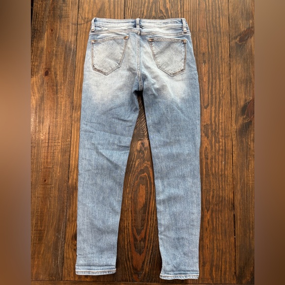 Vigoss Blue Skinny Jeans Distressed Vintage Style - Picture 2 of 4